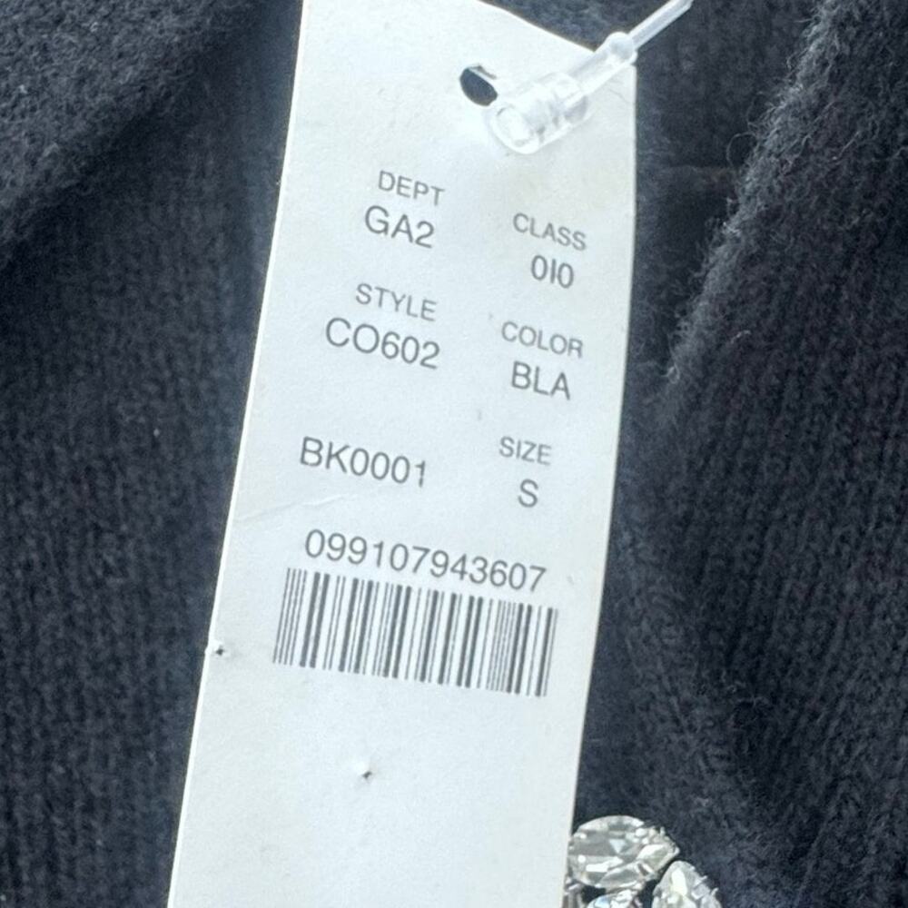 J. Crew Milano Stitch Cinched Waist Cardigan with Embellished Buttons Size S NWT - Picture 10 of 10
